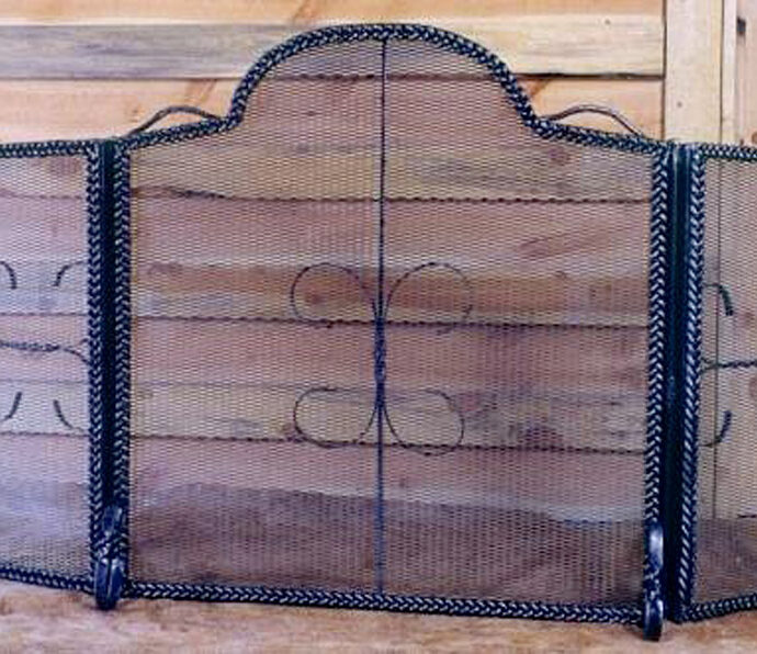 Braided Fireplace Screen