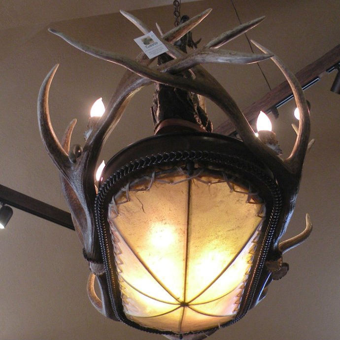 Elk Horn Oval Chandelier