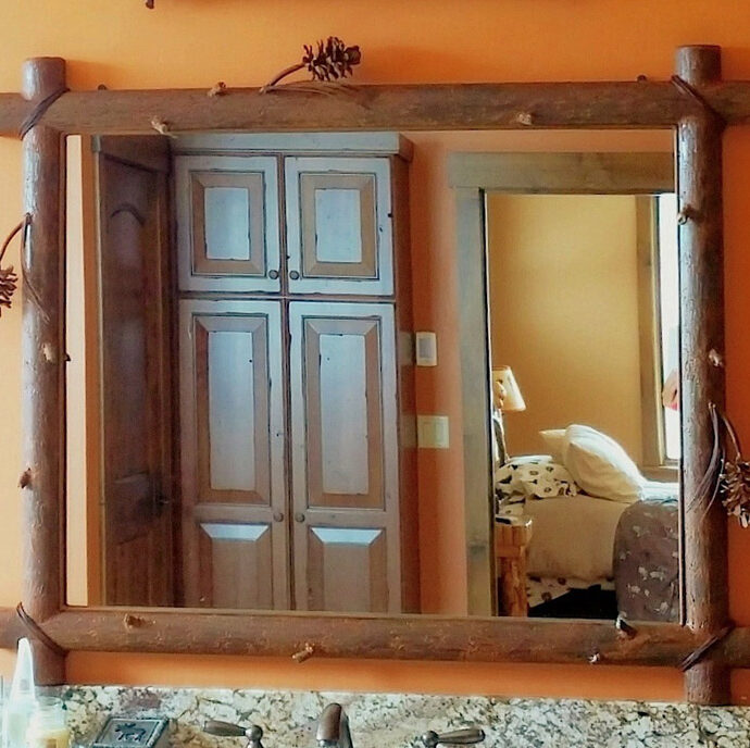 Pine Cone Mirror