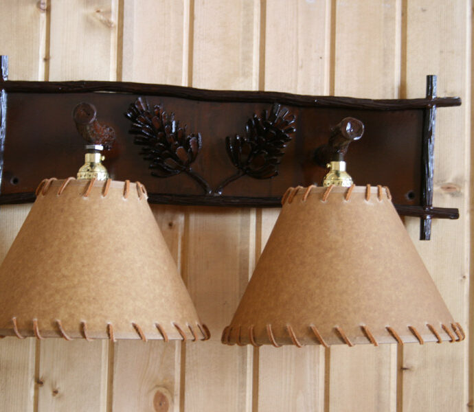 Pine Cone Vanity Light