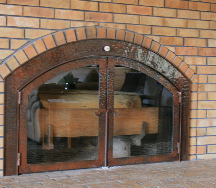 Railroad Fireplace Screen