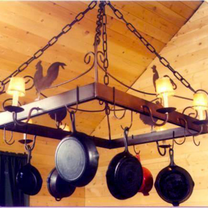 Rooster Pot Rack