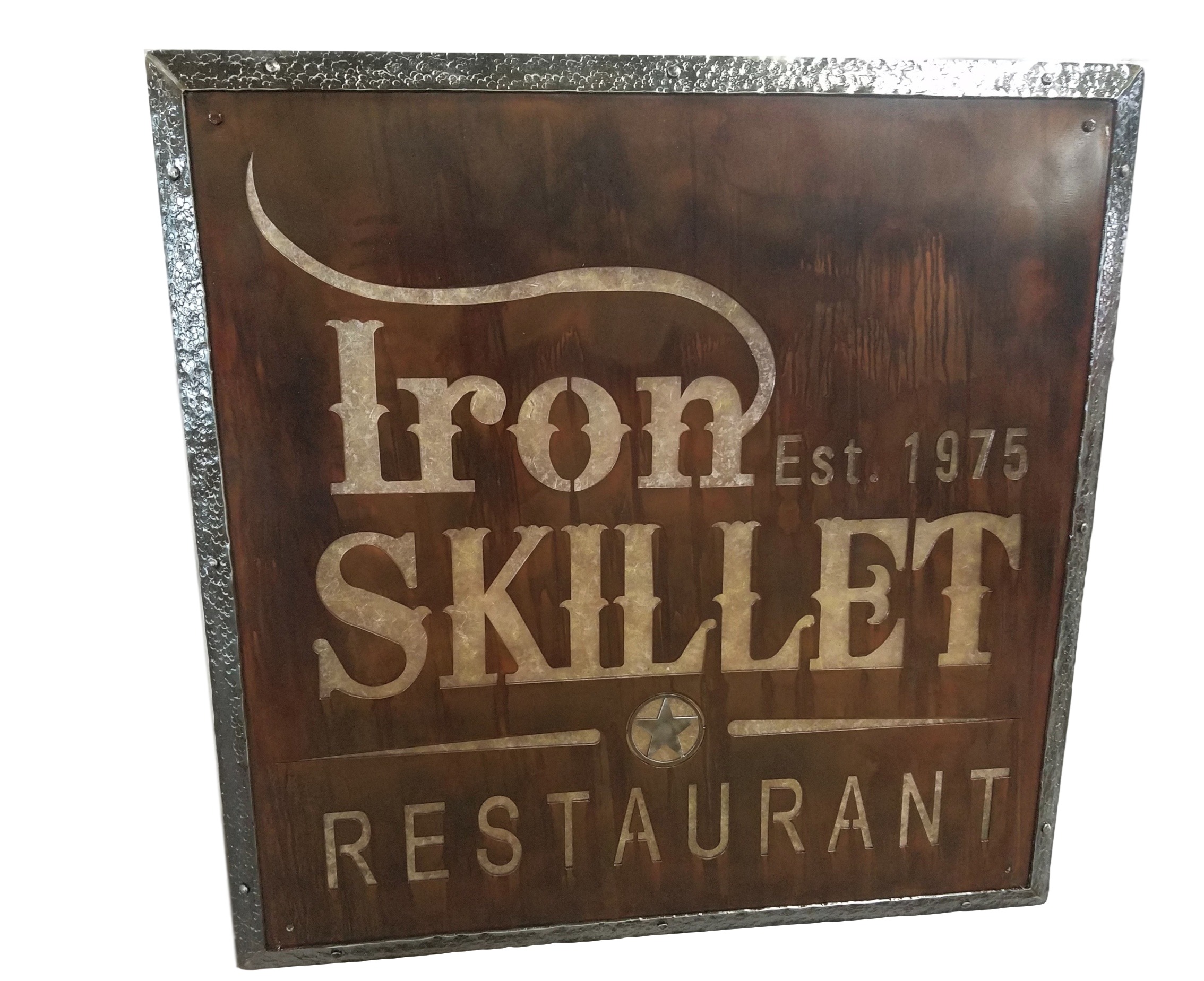 Iron Skillet Sign